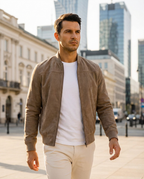 Mico - Suede Bomber Jacket