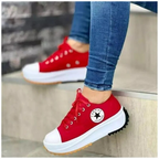Ricabelle - Women's Platform Lace-Up Sneakers