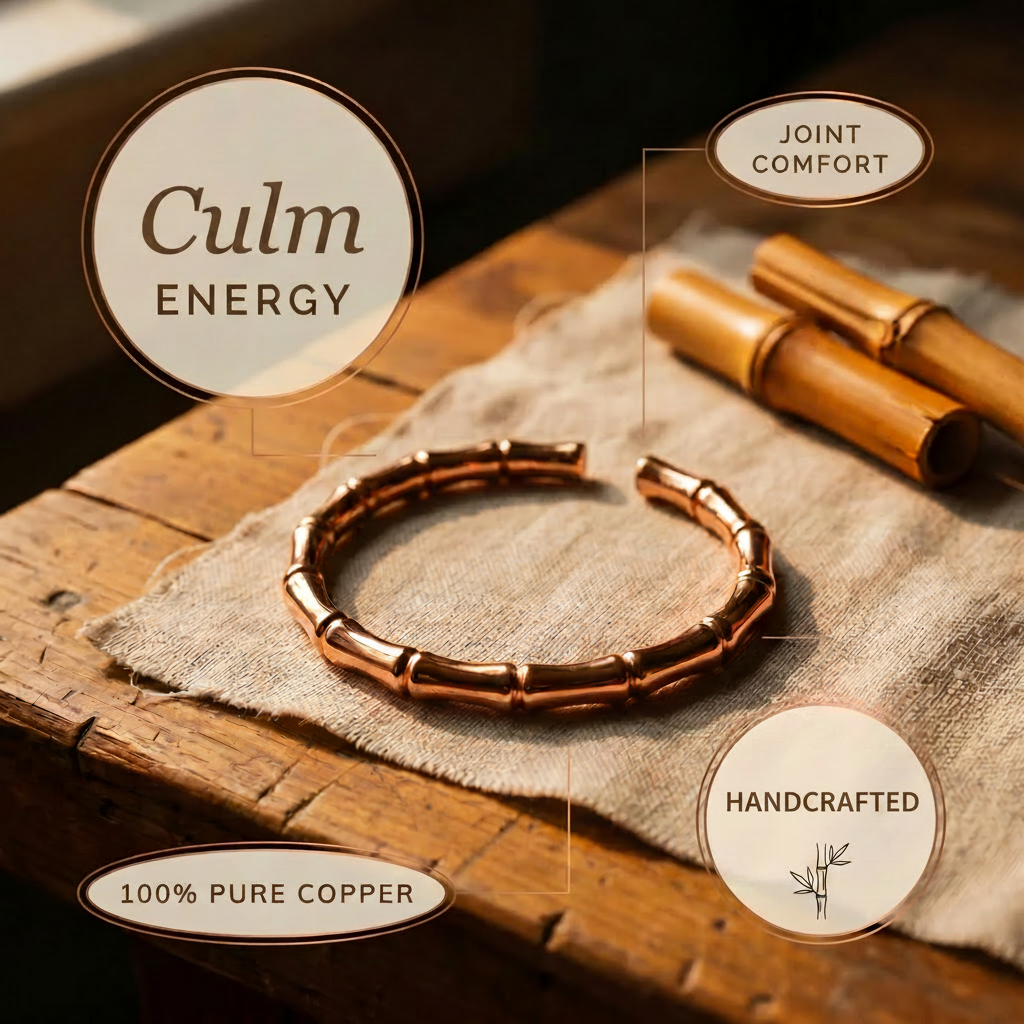 Agnes copper bracelet close up