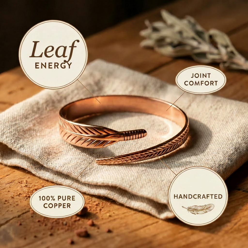 Cecily copper bracelet close up
