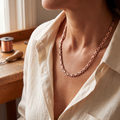 Esme hand-linked copper necklace