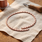 Esme copper necklace link detail