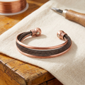 Florentia coiled rail copper bracelet