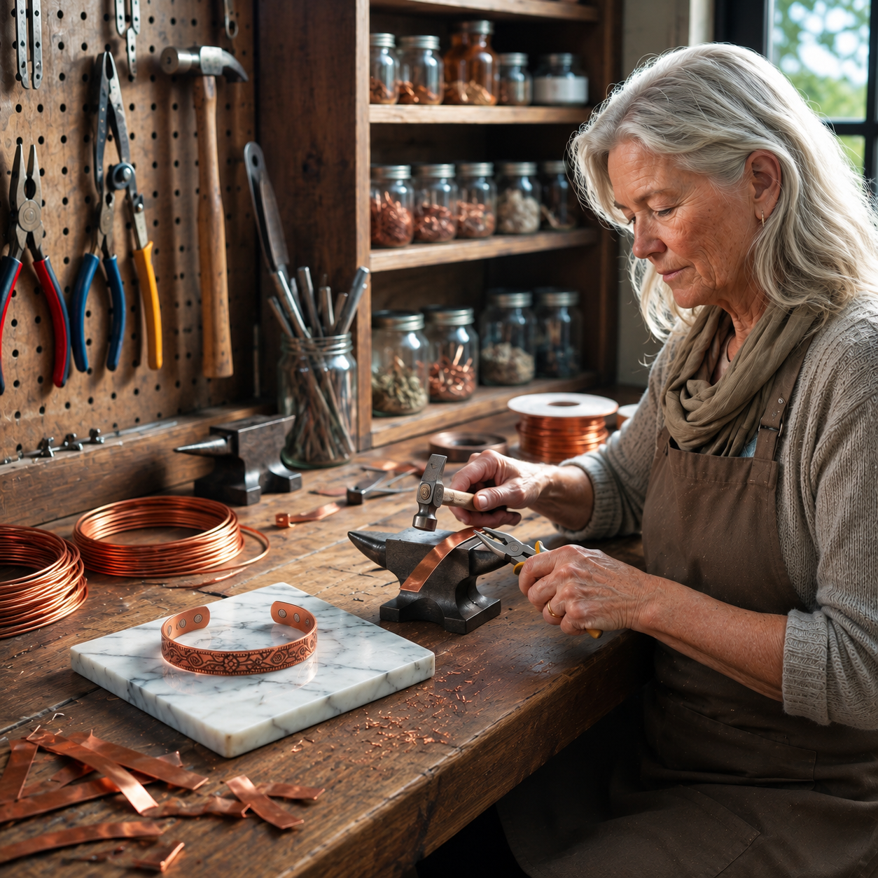 Henrietta copper necklace packaging
