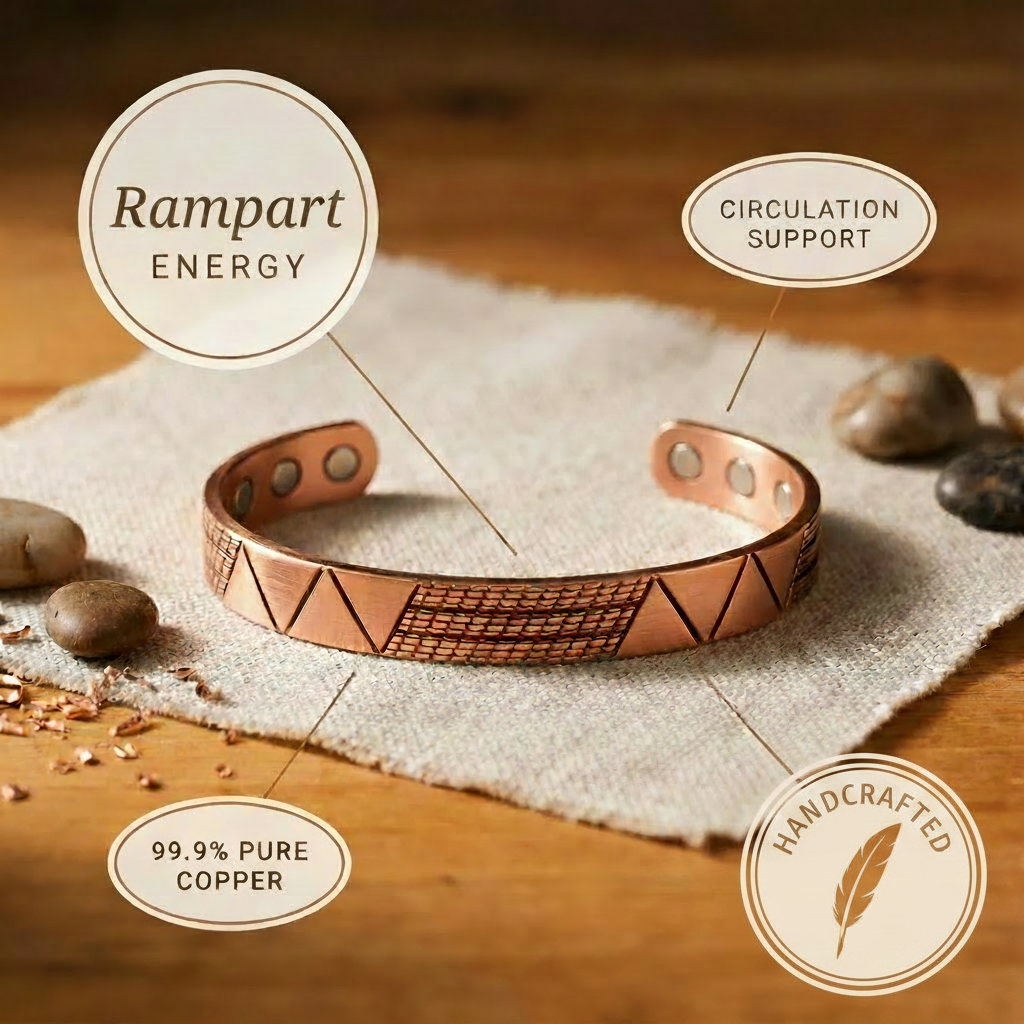 Isobel copper bracelet close up