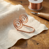 Juliet - Spiral Copper Hand Cuff