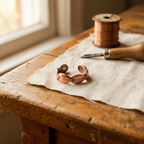 Letitia twisted band copper ring