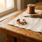 Letitia - Twisted Band Copper Ring