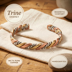 Mabel copper bracelet close up