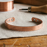 Millicent - Three-Groove Copper Cuff