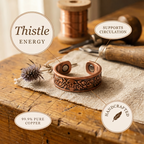 Myrtle copper ring close up