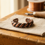 Nesta - Twisted Ridge Copper Ring