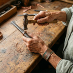 Nesta copper ring worn on the hand
