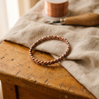 Nora copper anklet link detail
