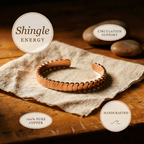 Octavia copper bracelet close up