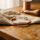 Penelope - Channel Line Copper Bracelet