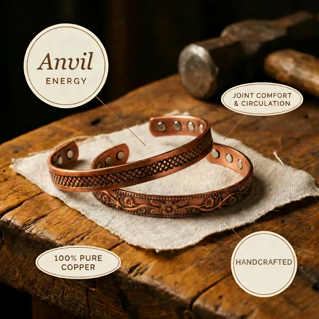 Priscilla copper cuff close up