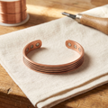 Viola five-line copper bracelet