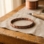 Winifred copper anklet link detail