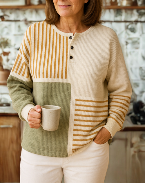 Abigail - Double-Layer Cozy Knit Sweater