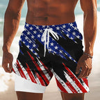 Mason - Patriotic 2-in-1 Swim Shorts